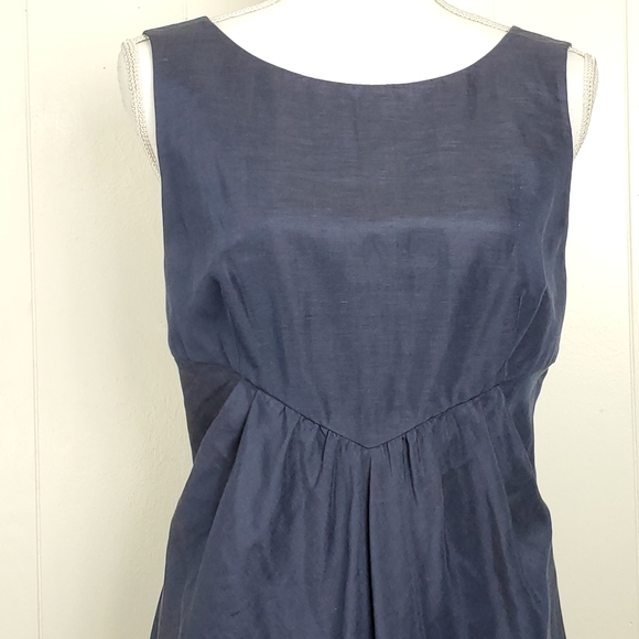 Giorgio Armani empire waist sleeveless dress size 44 US size 8 - Picture 2 of 12